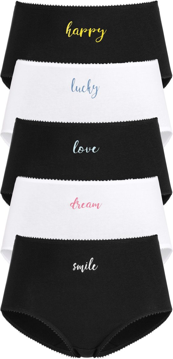 Vivance Tailleslip met elastisch muizentandrandje (Set van 5)