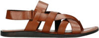 Sacha leren sandalen cognac