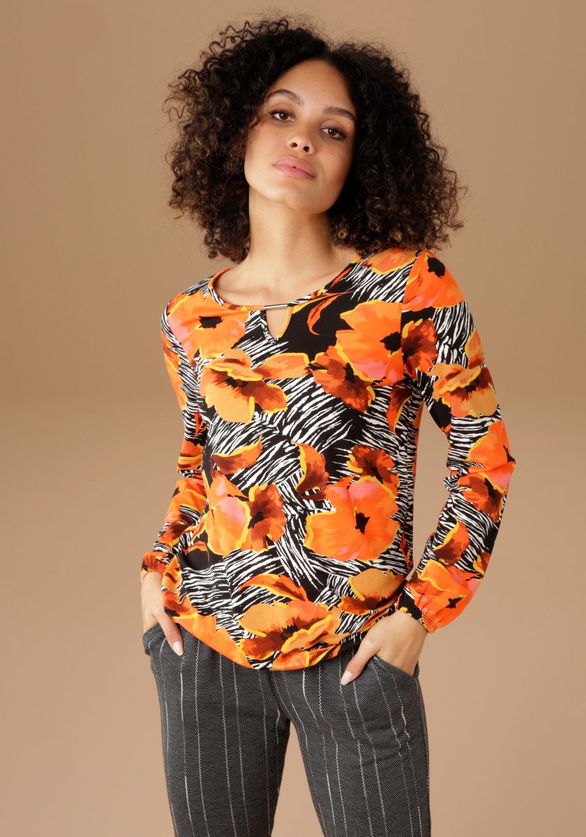 Aniston SELECTED Shirt met lange mouwen