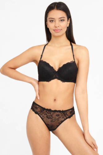 Lascana Bh met halterbandjes Dessous met zacht gevoerde nekinzet en kanten achterkant