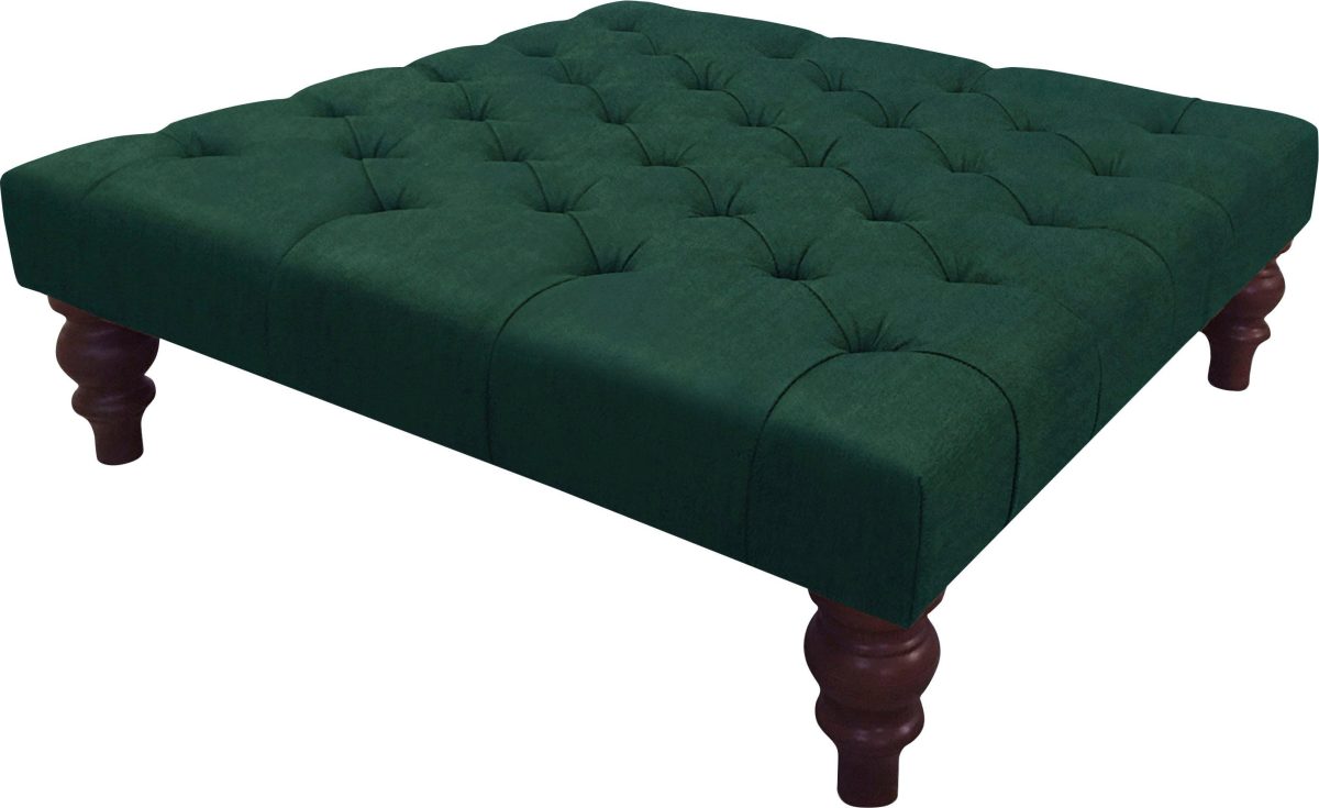 Home affaire Hocker Duc hoogwaardige capitonnage achter, fluwelige en changerende look