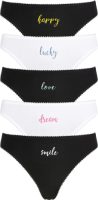 Vivance String met elastisch muizentandrandje (Set van 5)