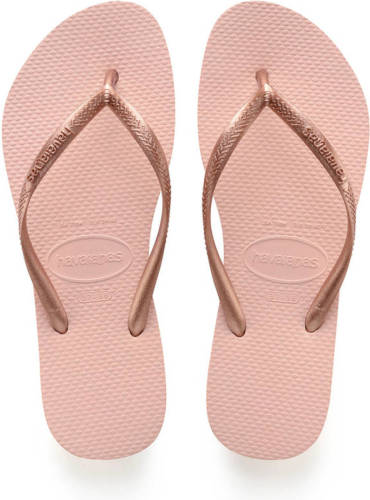 Havaianas Kids Slim teenslippers roségoud