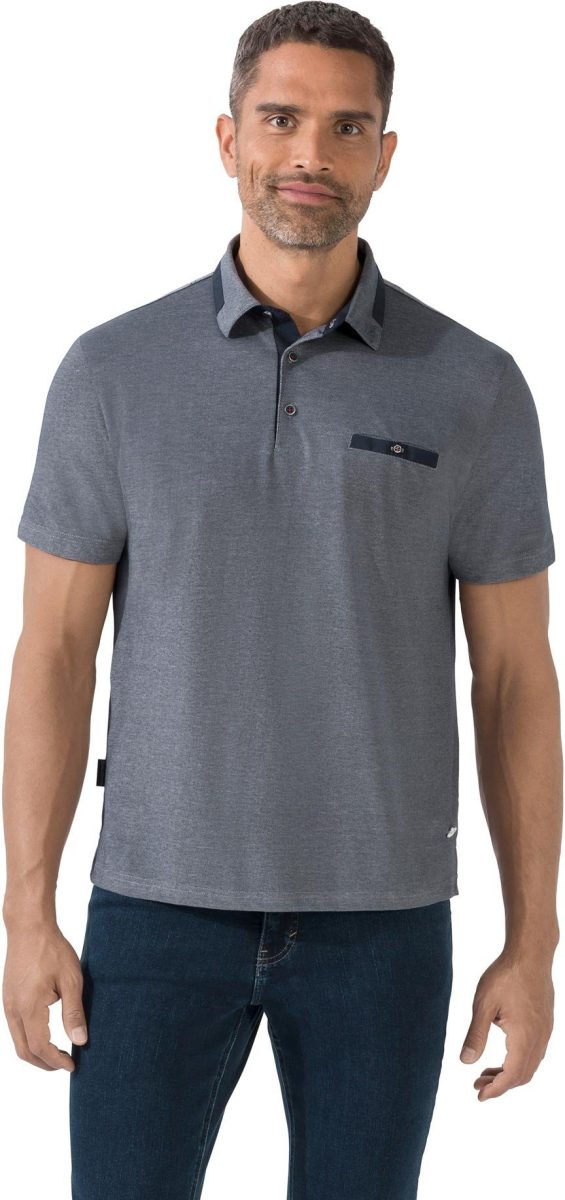 Marco Donati Poloshirt met korte mouwen (1-delig)