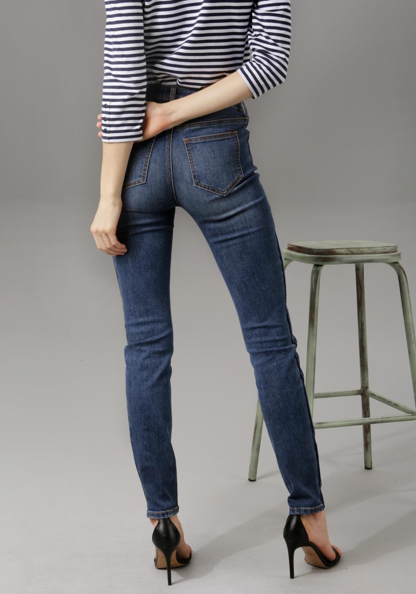 Aniston CASUAL Skinny fit jeans regular waist