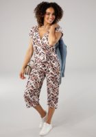Tamaris Jumpsuit in culotte-stijl met een bindceintuur
