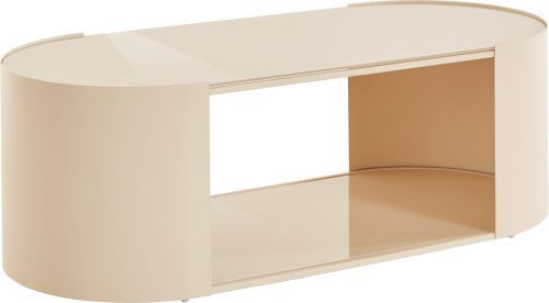 LeGer Home by Lena Gercke Salontafel Ivy ovaal, 0,6 cm dik tafelblad, open vak