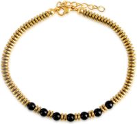 Firetti Edelstalen armband Bal met hematiet