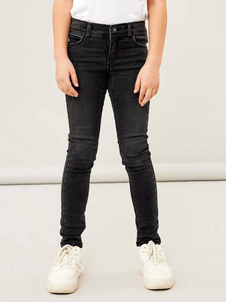 NAME IT KIDS skinny jeans NKFPOLLY black denim