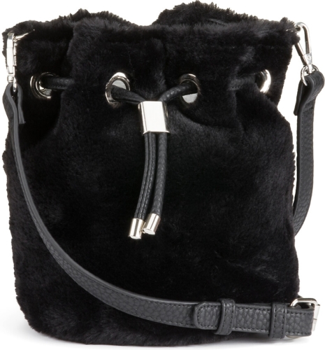 La Redoute Collections Handtas gevoerd met imitatiebont