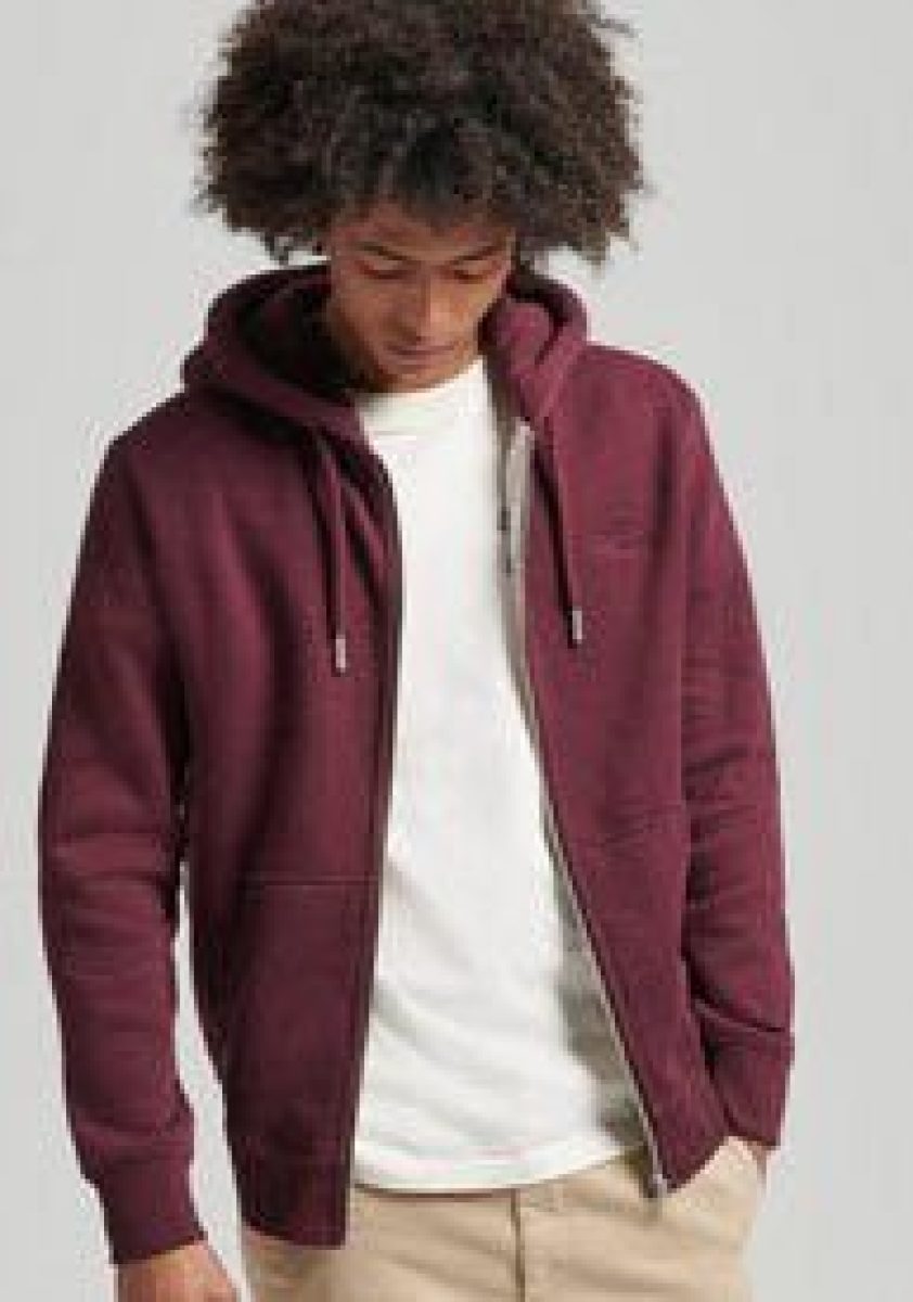 Superdry Zip-up hoodie Vintage Logo