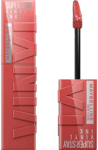 Maybelline New York SuperStay Vinyl Ink Lipstick - 15 Peachy