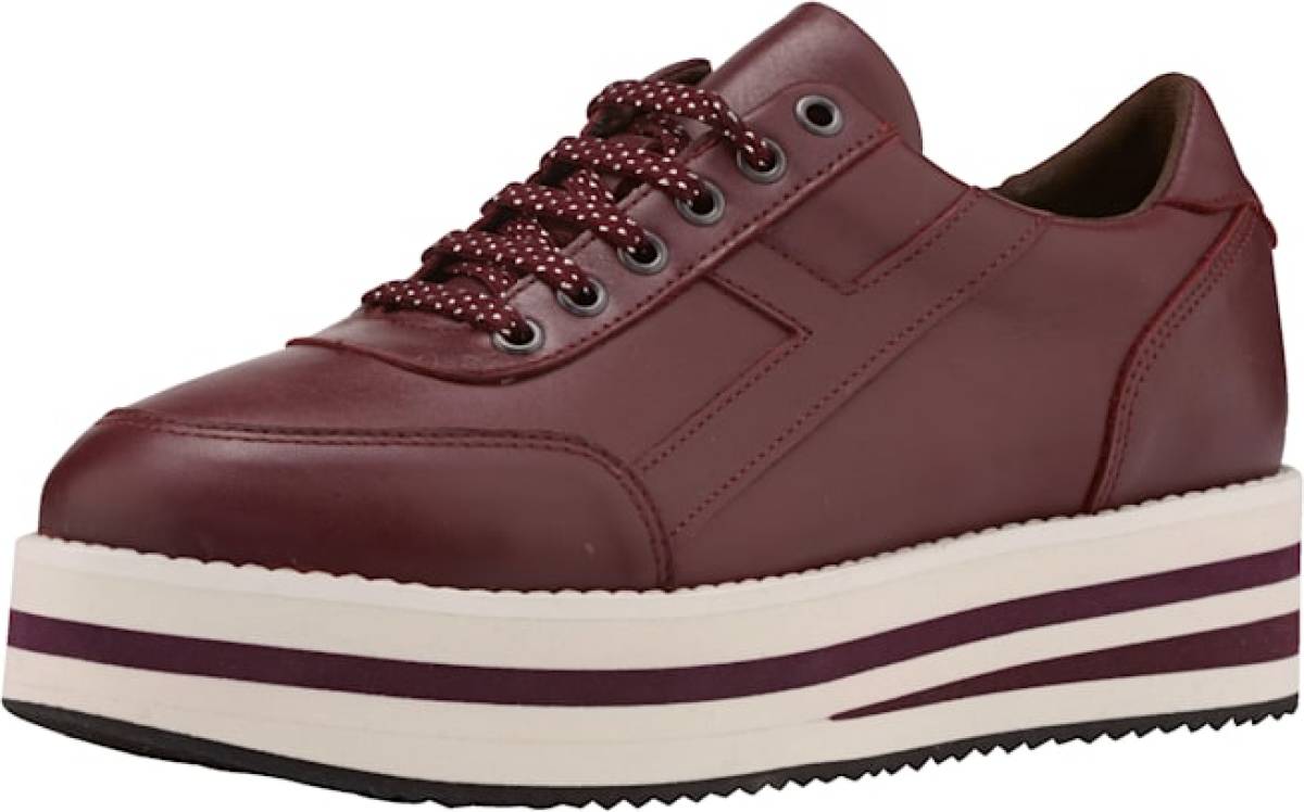 MONA Sneaker met modieuze plateauzool Marine