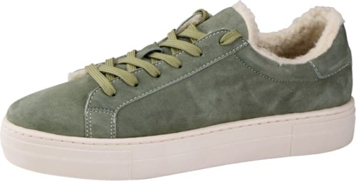 Sneaker met mooi imitatievacht Studio W Mint