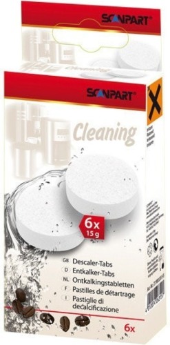 Scanpart ontkalkingstabletten 6x15g Ontkalker