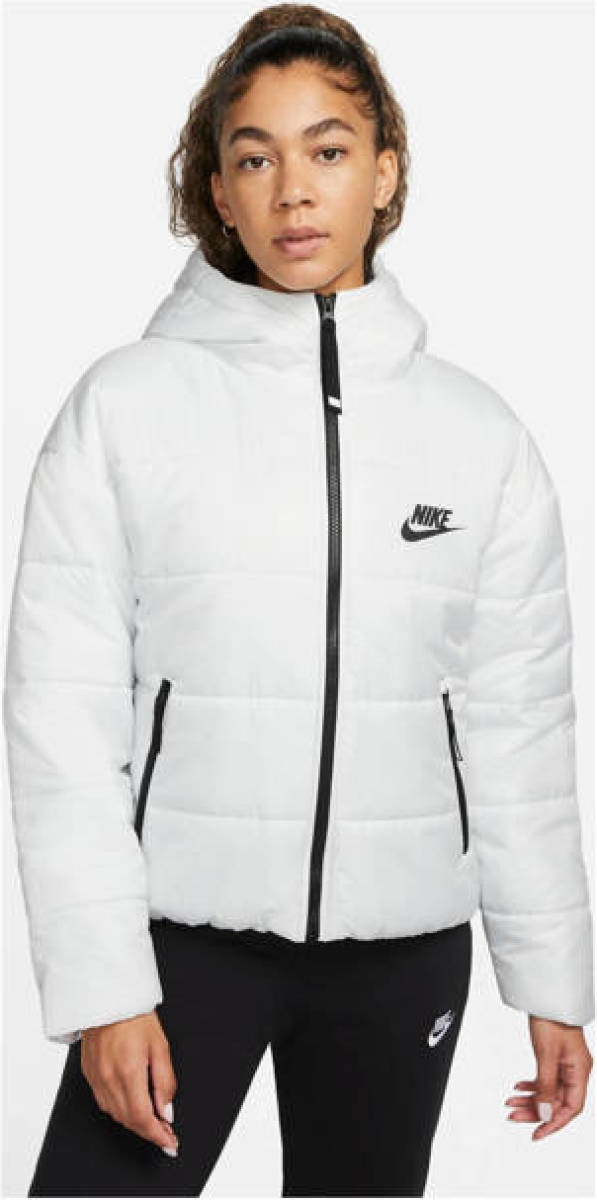 Nike gewatteerde winterjas wit