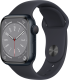 Apple Watch Series 8 GPS 45mm Alu Midnight sportband