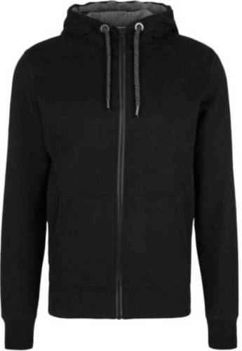 s.Oliver Big Size gemêleerd sweatvest Plus Size zwart