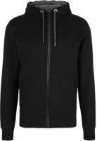 s.Oliver Big Size gemêleerd sweatvest Plus Size zwart