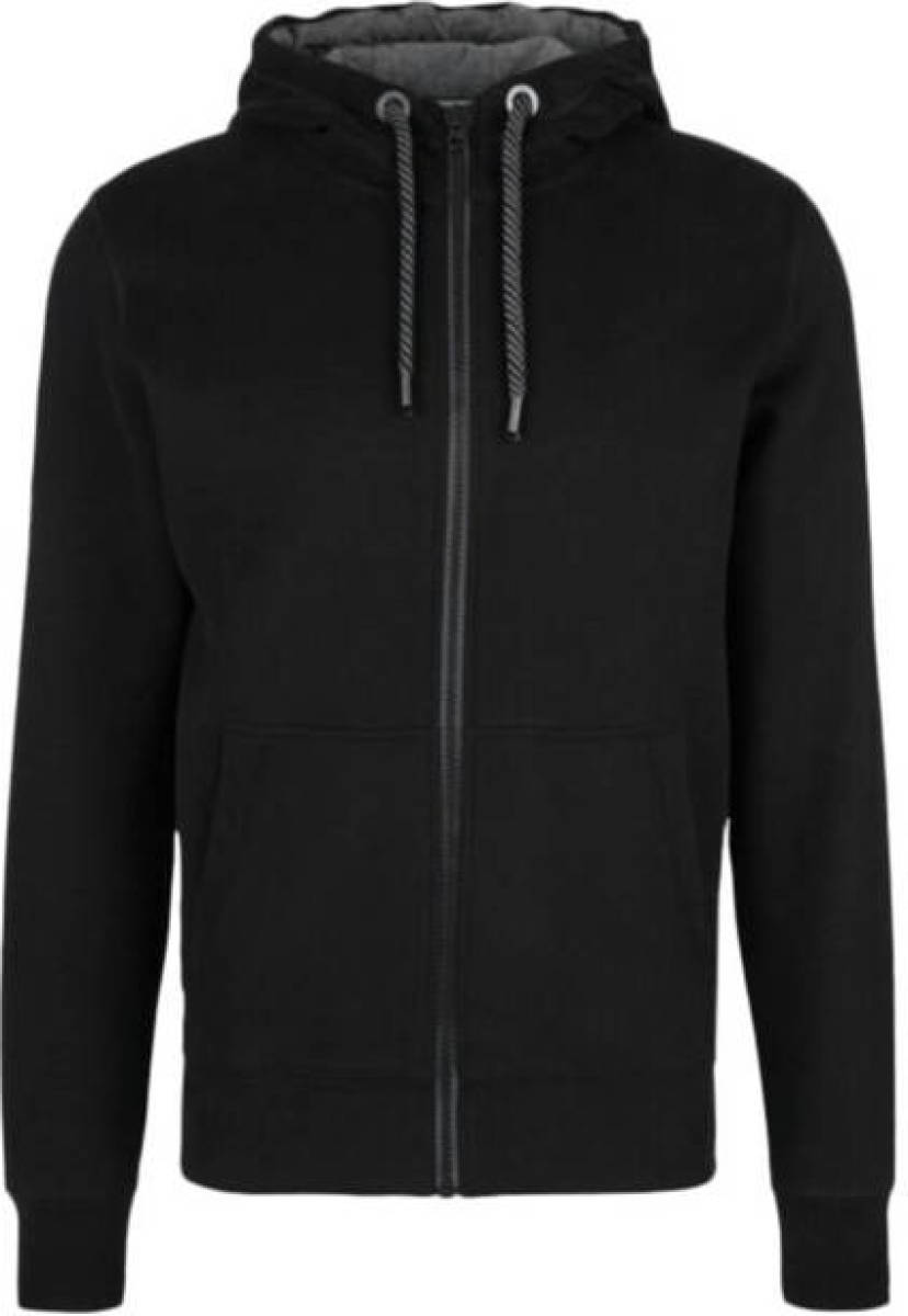 s.Oliver Big Size gemêleerd sweatvest Plus Size zwart