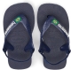 Havaianas Baby Brasil Logo II teenslippers blauw