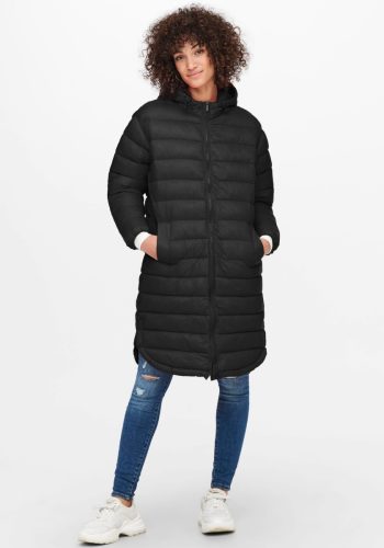 Only Doorgestikte jas ONLMELODY OVERSIZE QUILTED COAT