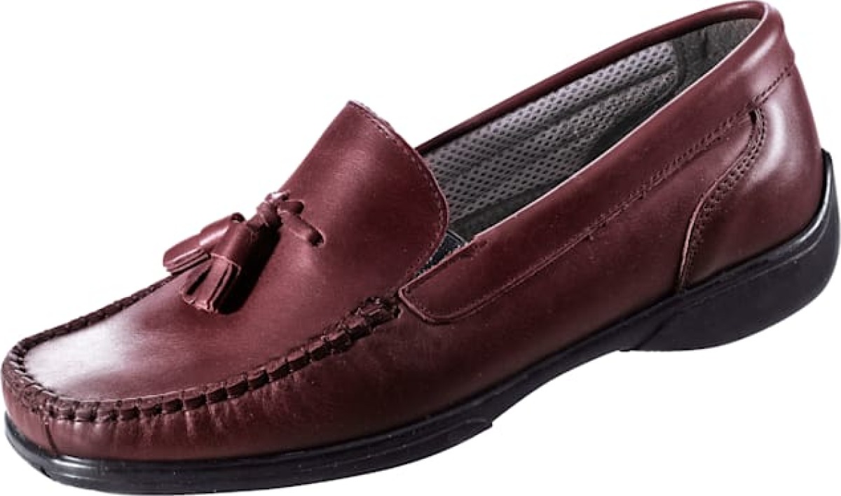 Mocassin met karakteristieke mocassinnaad Naturläufer Multicolor/Bruin