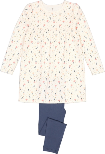 La Redoute Collections Pyjama, shirt in fluweel met bloemenprint