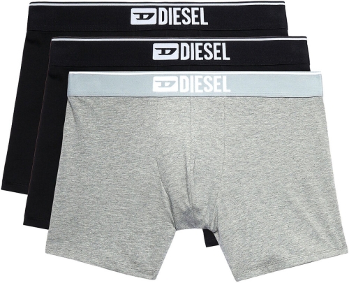 Diesel Set van 3 lange, effen boxershorts