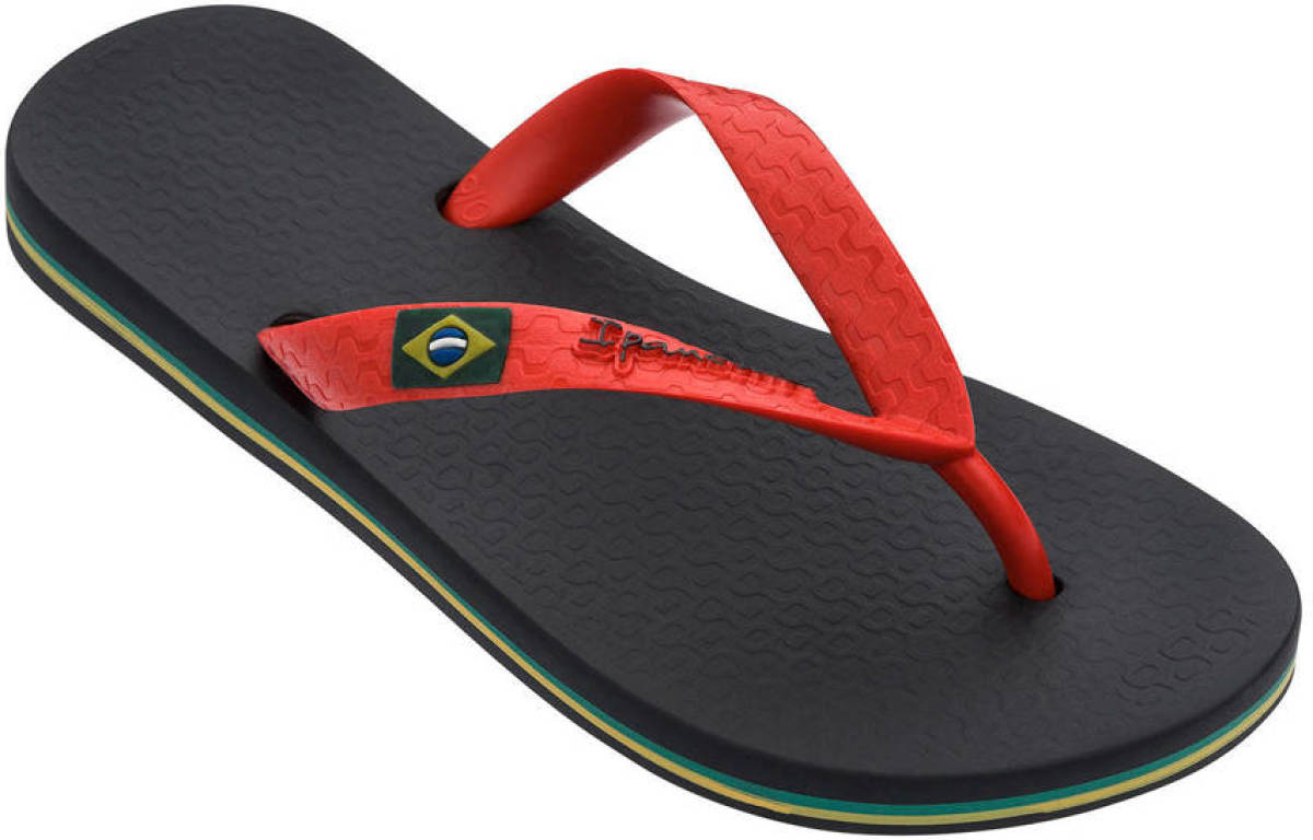 Ipanema Classic Brasil teenslippers zwart/rood