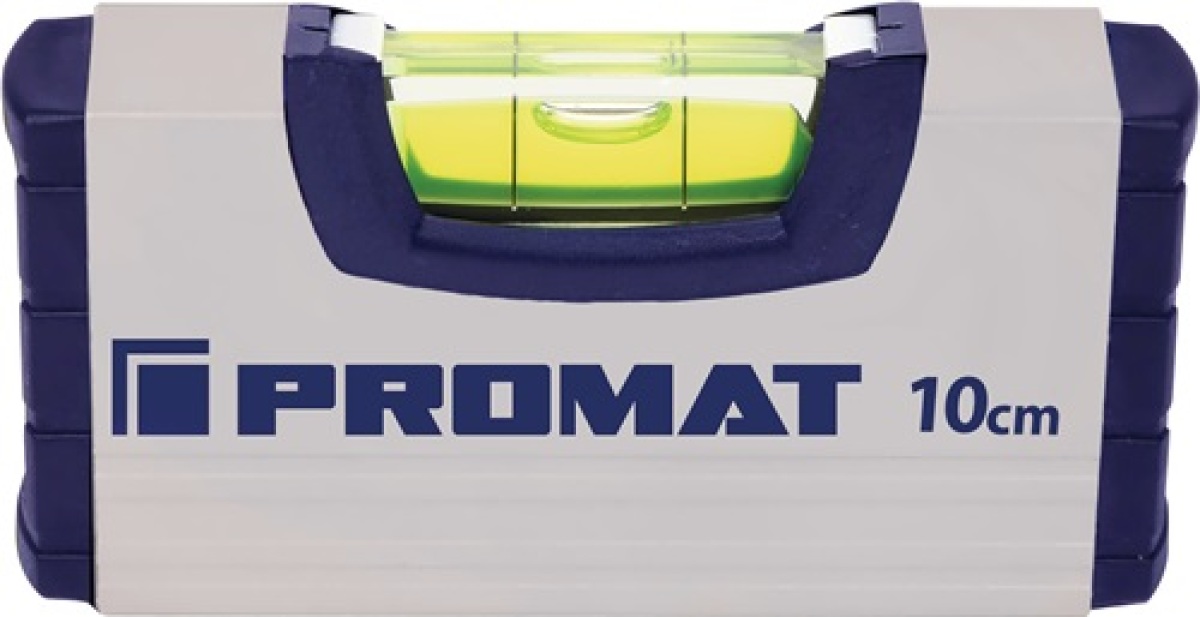 Promat Waterpas | 10 cm | aluminium zilver | ± 0,5 mm/m - 4000857183