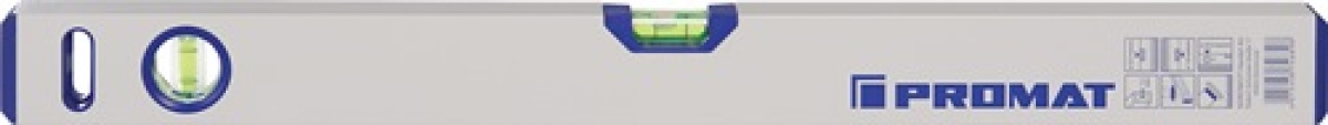 Promat Waterpas | 50 cm | aluminium zilver | ± 0,5mm/m - 4000857132