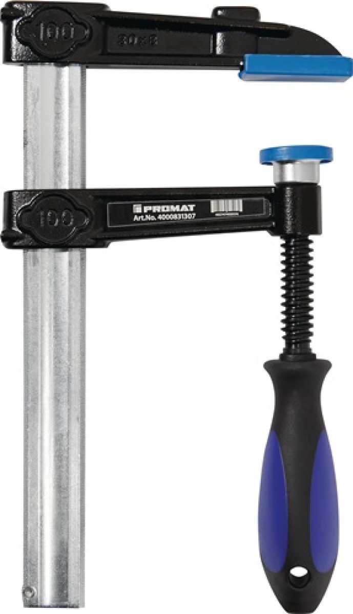 Promat Schroefklem van tempergietwerk | spanwijdte 120 mm werkbereik 65 mm | 3-componentengreep | 22 x 6 mm - 4000831305