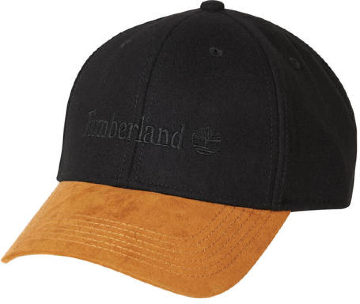 Timberland pet met logo zwart/okergeel