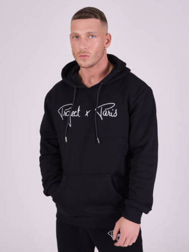 Project X Paris hoodie met logo zwart
