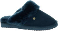 Warmbat Australia suède pantoffels blauw