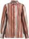 Expresso blouse met gekleurde streepprint