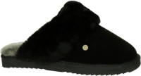 Warmbat Australia suède pantoffels zwart