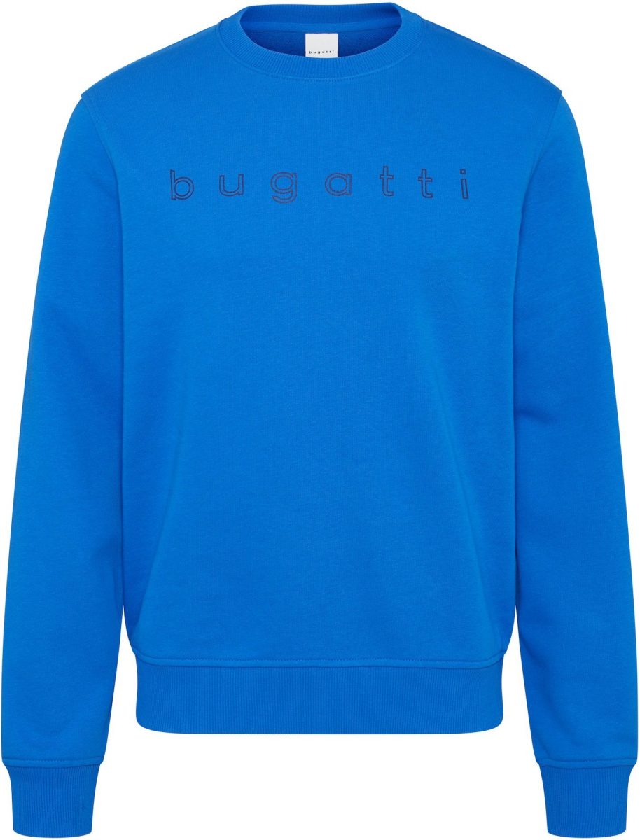 Bugatti Trui met ronde hals van organic-cotton