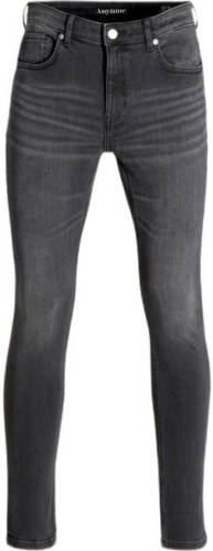 anytime skinny jeans donkergrijs