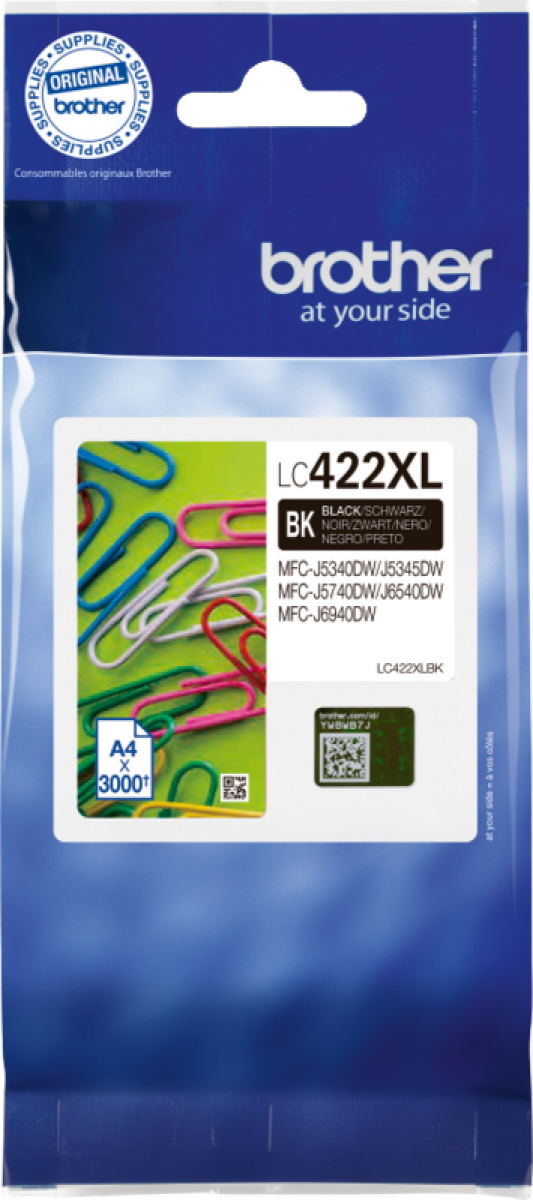 Brother LC-422XL Cartridge Zwart