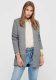 Only Effen Blazer Dames Grijs