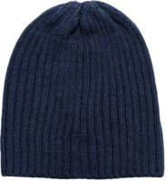 Jack & Jones rib gebreide muts JACBART donkerblauw