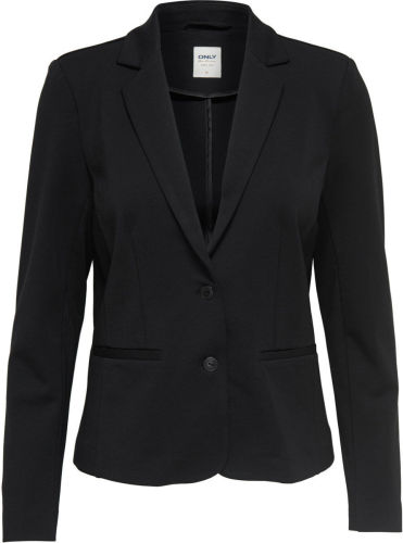 Only Effen Blazer Dames Zwart