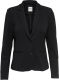 Only Effen Blazer Dames Zwart