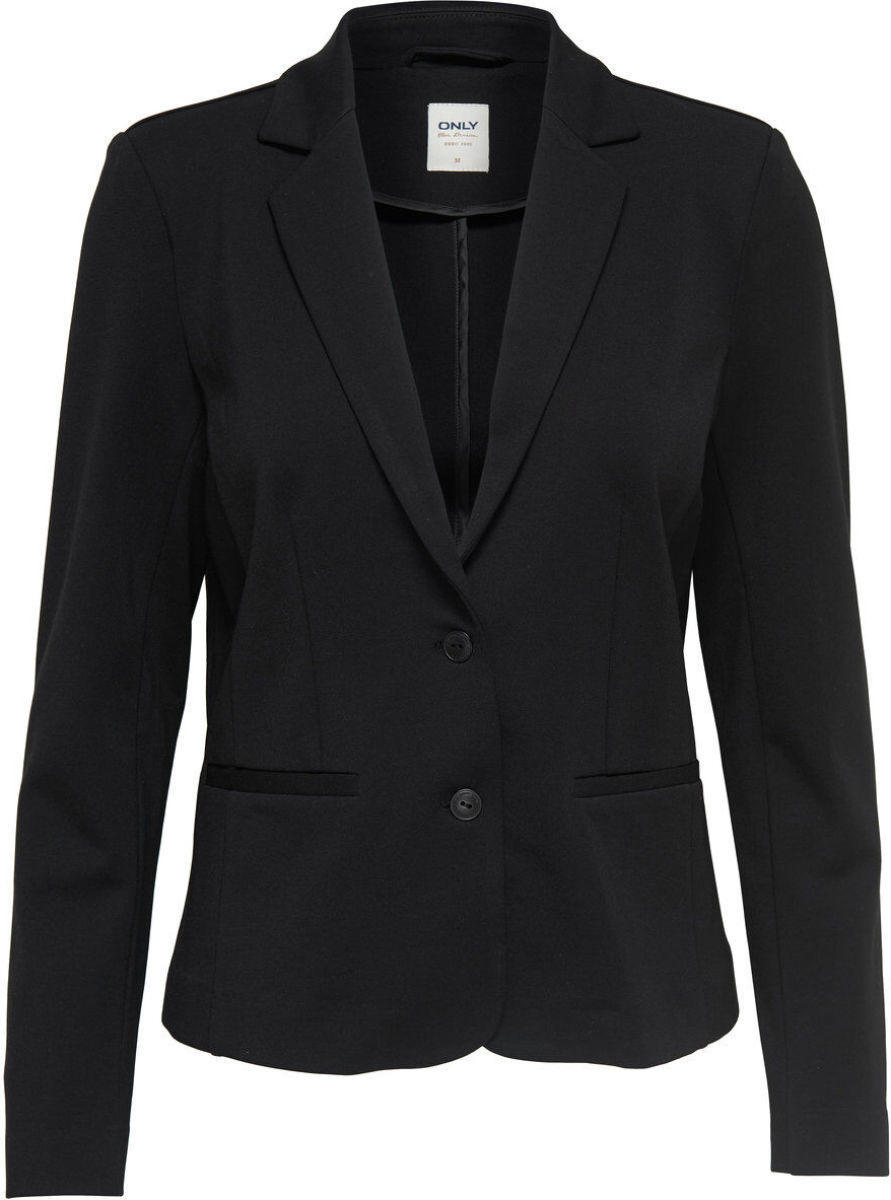 Only Effen Blazer Dames Zwart