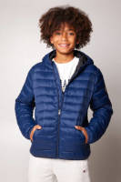America Today Junior gewatteerde winterjas Alex Jr donkerblauw