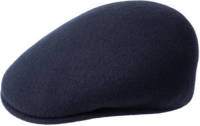Kangol wollen flatcap donkerblauw