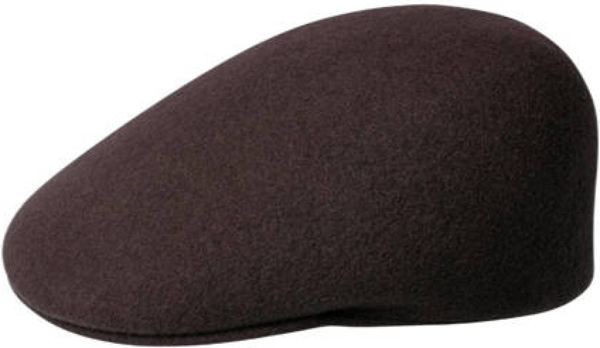 Kangol wollen flatcap donkerbruin