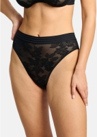 Sans Complexe Slip hoge taille, in kant Jade